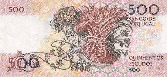 500 Escudos 18.3.1993